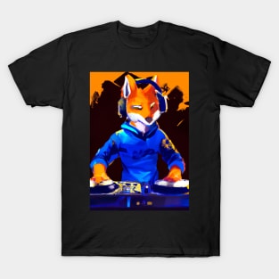 Fox at the DJ booth T-Shirt